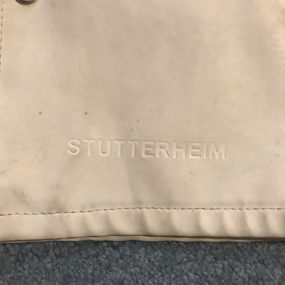 Stutterheim White Arholma Raincoat- small - Picture 10 of 10
